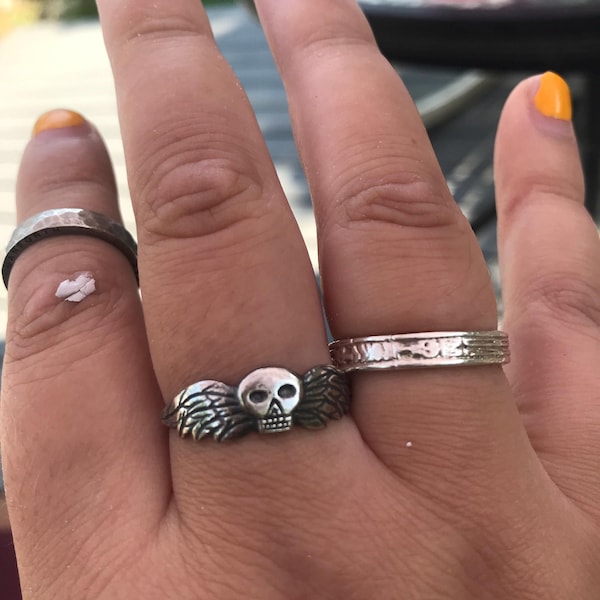 As Above so Below Band in Sterling Silver or Gold - Etsy