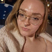 16g Hammered Horseshoe Septum 14k Gold Filled Rose Gold Filled 925