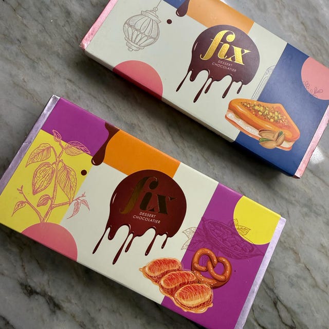 本場ドバイのチョコレート店「Fix Dessert Chocolatier」の「Pick Up a