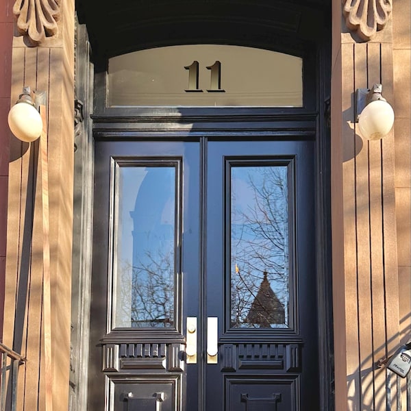 Transom Window Lettering Transom Address Numbers - Color Options - House Home Building Office ...