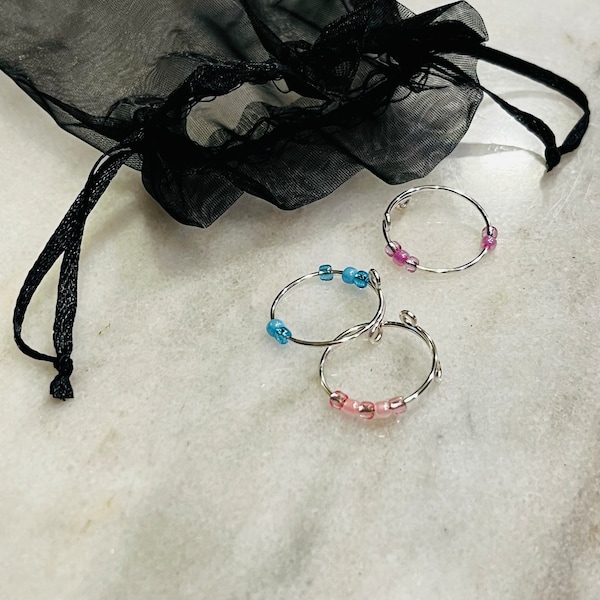 Fidget Ring Set of 3, Kids Jewelry, Gift for Girls - Etsy