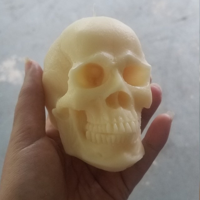 Silicone Skull Mold 3D (4 Cavity) - BeScented Soap and Candle Making  Supplies