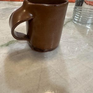 Antique Brass Pitcher | Small Vintage Jug | Rustic Farmhouse Decor