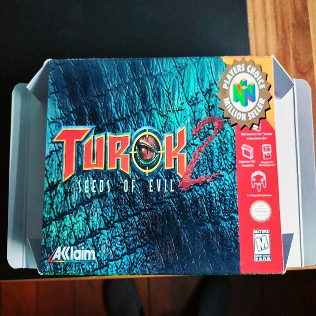 Nintendo 64 Turok 2 Seeds of Evil USA Box - Etsy
