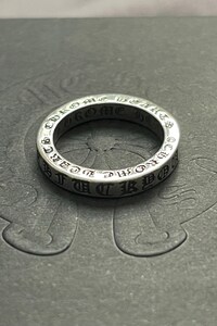 CH In Box 925 Silver Zircon Eternity Ring chrome cross flower gothic style Y2K Jewelry Birthday Gift