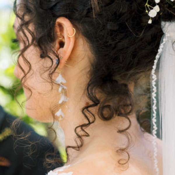 Farrah B Glimmer Pearl Earrings main image 0