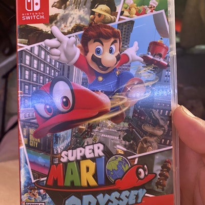 Super Mario Odyssey Cover Art: Replacement Insert &amp; Case for Nintendo Switch - Etsy