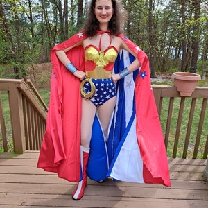 Wonder woman online pajamas with cape