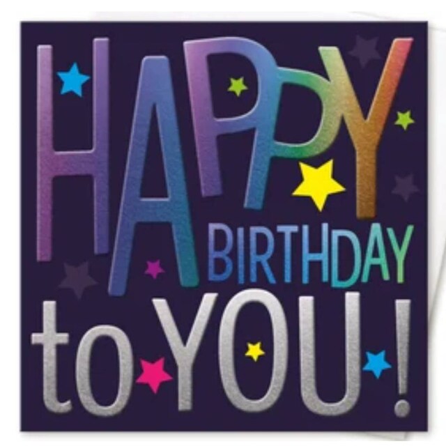 Happy Birthday to You Card: Modern Design, Gender Neutral - Add a