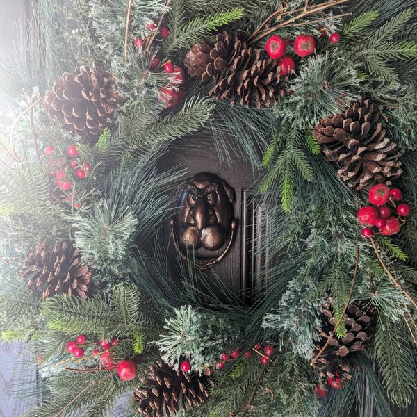 NEW Waldorf & Statler Marley and Marley Muppets Christmas Carol Door Knocker Replica Etsy