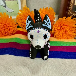 Original Sugar Skull Bunny Figurine Hand Painted 3D Printed - Etsy