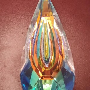 120mm Ab-color Hanging Crystals Prism Suncatcher for Windows - Etsy
