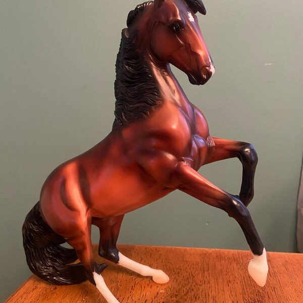Breyer Cavallo Tradizionale Modello 1797 - Colore Marrone E Nero, Fatto A Mano E Dipinto, In Plastica - 2