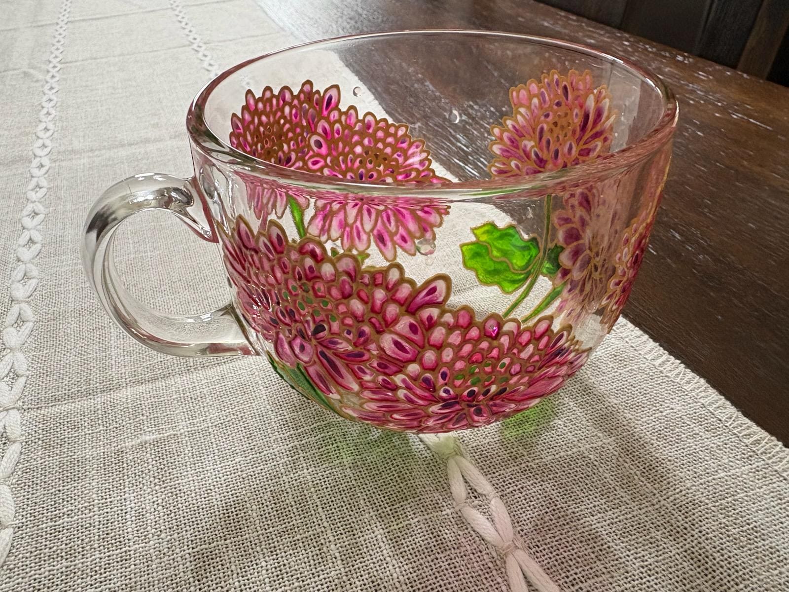 Custom Birth Flower Mug, Personalized Bridesmaid Proposal Gift, Chrysanthemum Mug, Birthday Mug