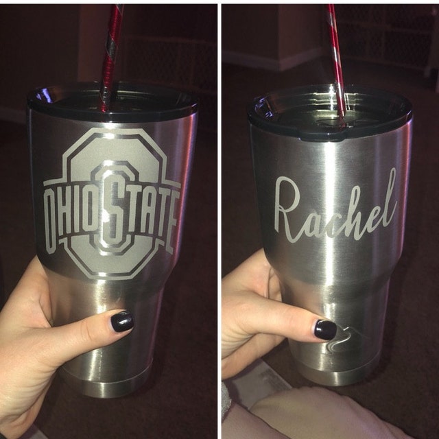 Ohio State Buckeyes The Memory Company Personalized 30oz. Stainless Steel  Bluetooth Tumbler