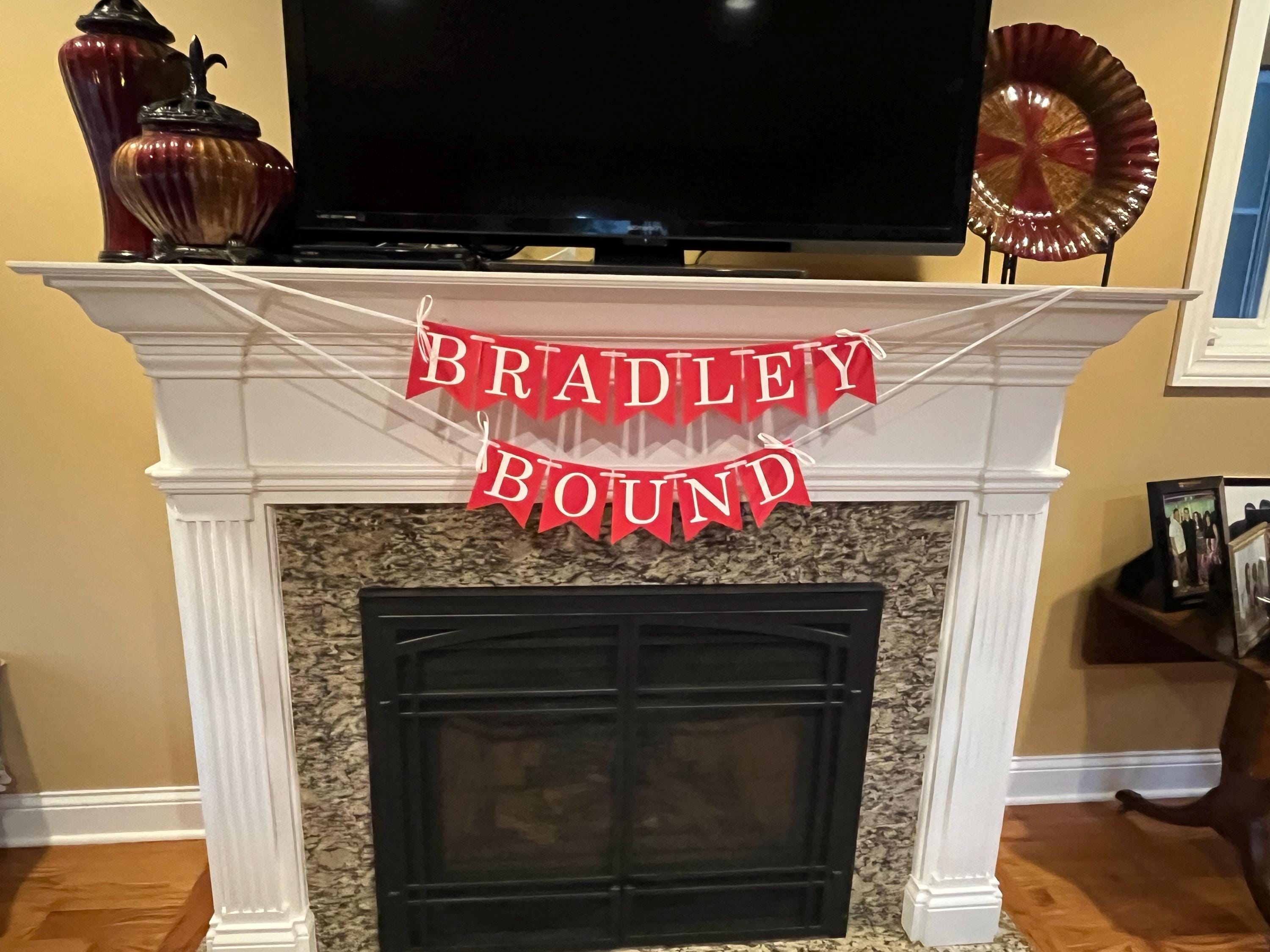COLLEGE BOUND Banner Personalisiert University College Name Banner Bettparty Custom College Girlande Abschluss High School Absolvent Farbe auswählen