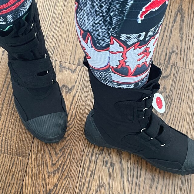 Fugu Maguro Japanese Calf High Industrial Work Boots Foldable Tactical Black for Men or Women Etsy