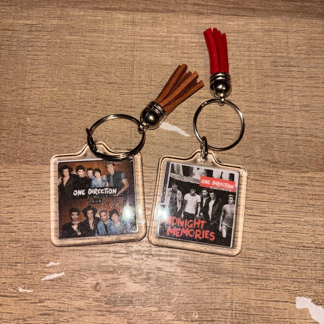 One Direction Album Cover Keychains CD - Etsy