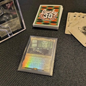 Lucky 38 MTG Card Sleeves - Magic the Gathering Fallout New Vegas Inspired Commander Deck - Etsy Lucky 38 MTG Card Sleeves - Magic the Gathering Fallout New Vegas Inspired Commander Deck - Etsy
