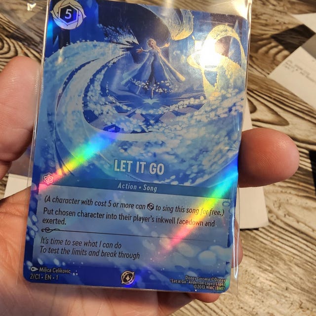 Let It Go Lorcana Challenge Card Proxy/orca Foil - Etsy