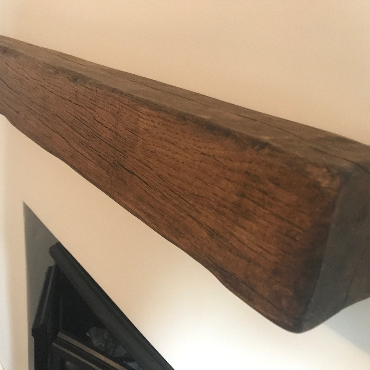 SIDE TABLES RUSTIC HAND CRAFTED TRIO OF SOLID OAK BEAM CUBE TABLES