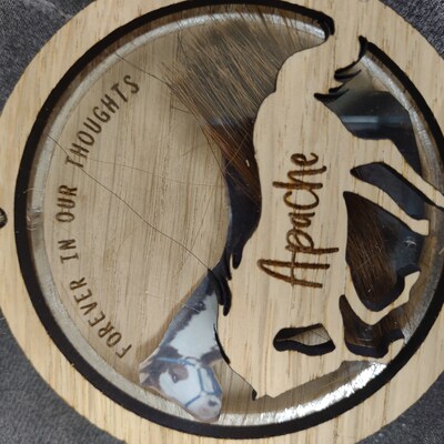 Personalized Horse Stable Door Name Plate - 30cm X 10cm Custom Sign, Made In UK 9 thumbnail image