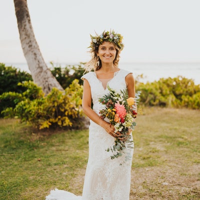 Simple Wedding Dress Boho Wedding Dress Rustic Wedding Gown - Etsy