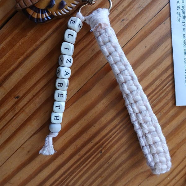 Personalized Chemistry Name Keychain, Periodic Table Element Name ...