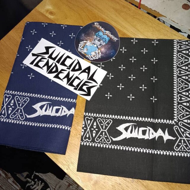 SUICIDAL TENDENCIES Official Sxtx Classic Bandana With Sticker - Etsy