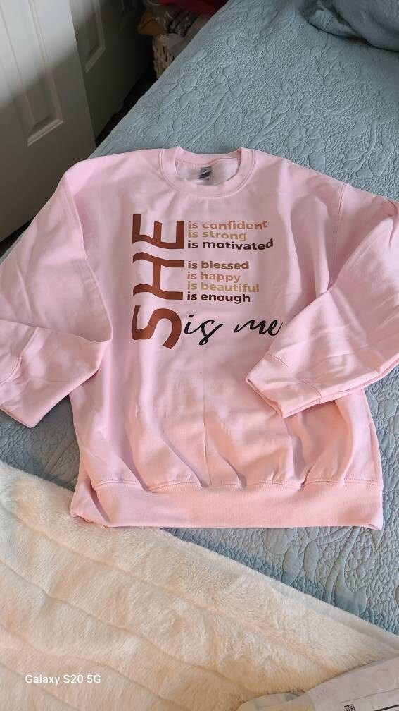 Black Women Sweatshirt, She Is Me Sweatshirt, Black Girl Sweatshirt, Inspirational Sweatshirt, Black History, Black Woman Hoodie