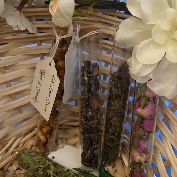 Wedding Tea Favors for Guests, Bulk Test Tube, Rustic Wedding Favor ...