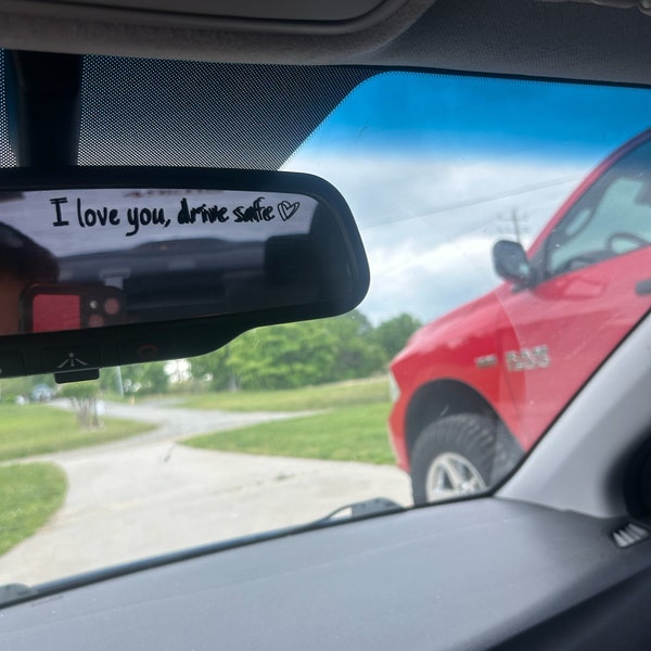 I Love You Drive Safe Aufkleber Mit Herz 10pcs, Wasserfester