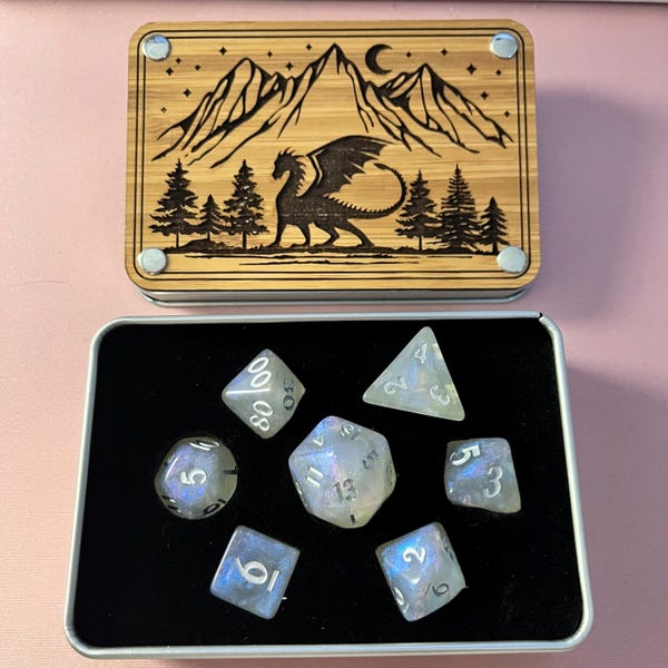 FAIRYTALE MUSHROOMS RPG DICE SET main image 1