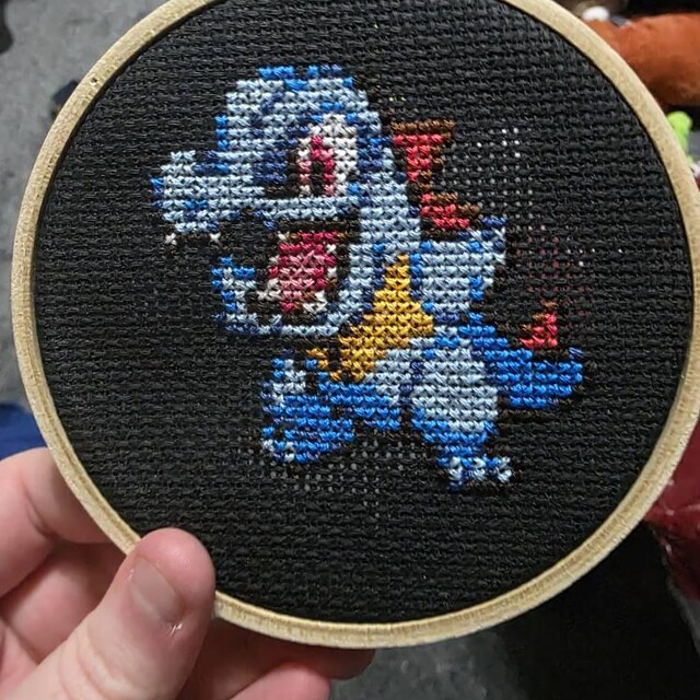 ワニノコのクロスステッチパターン | 水遊び用ポケモン刺繍PDF - Etsy 日本