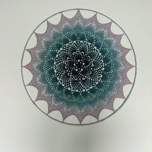 Lotus & Blossom Mandala Crochet Pattern - Etsy