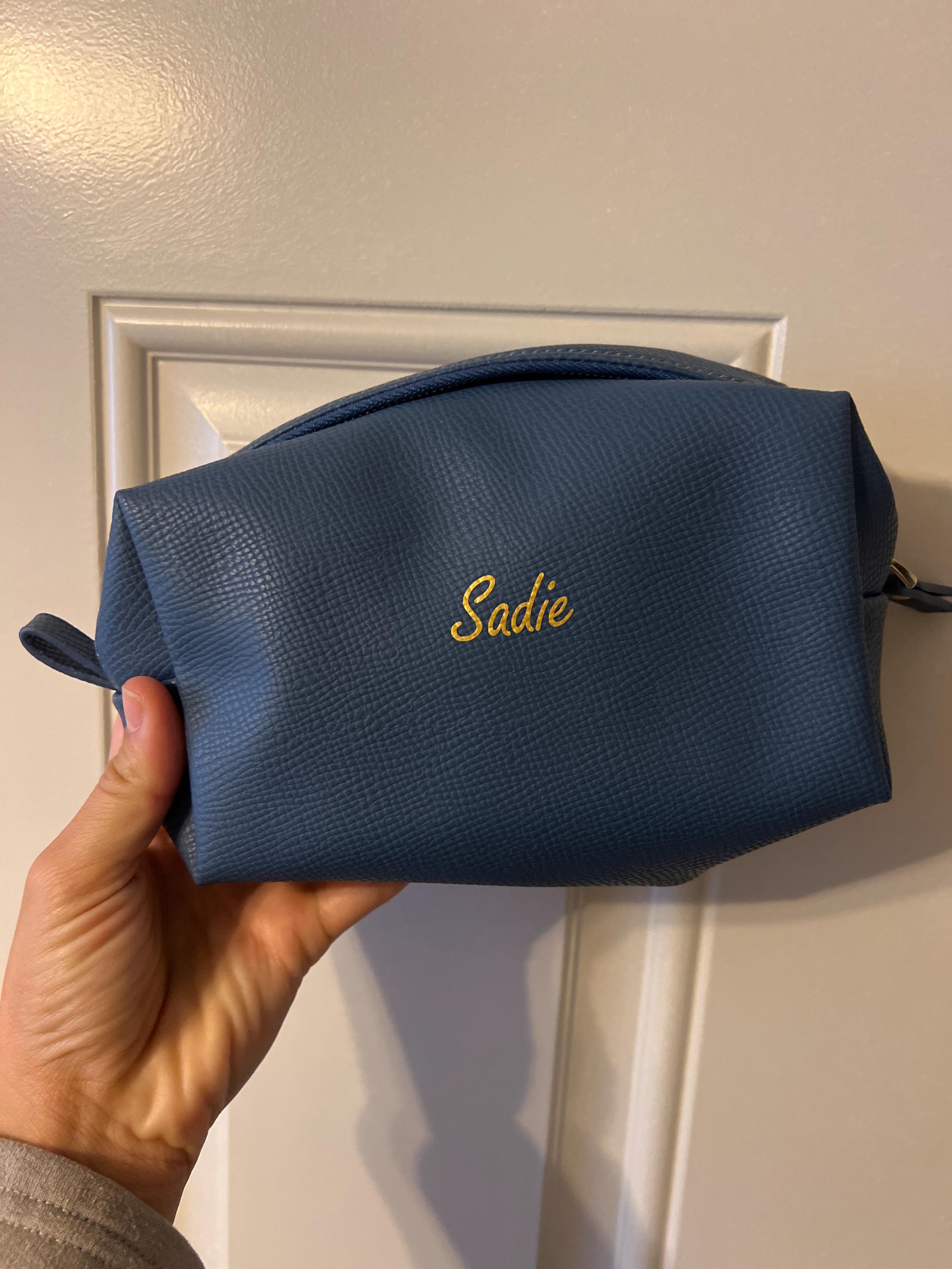Personalized Bag for Bridesmaid Squad | Clutch Makeup Bag - A Stylish and Customizable Gift for Bachelorette Parties!