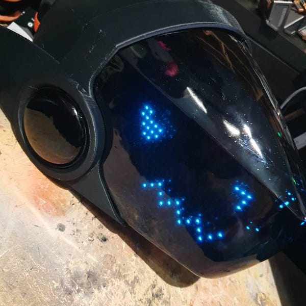 Protogen Head Base MK3 Protofrenz — 3D Printed, Fursuit Head, Full ...