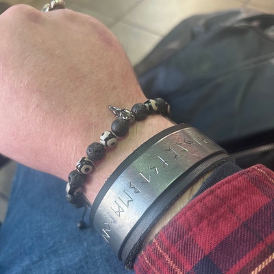 Rune Reincarnation Bangle - Etsy