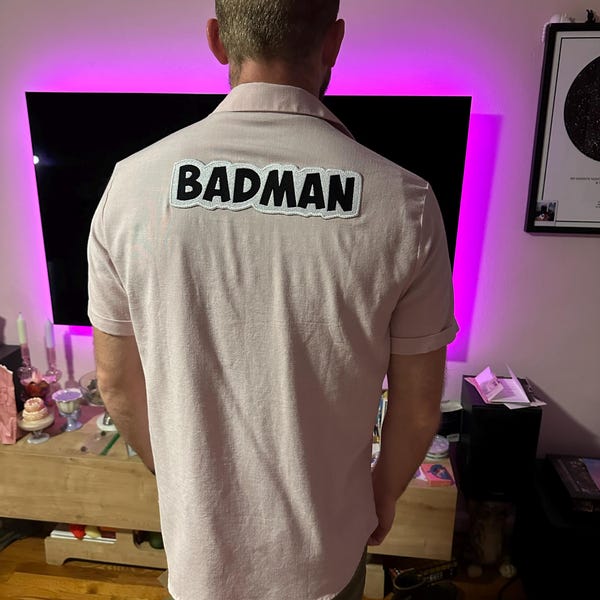 Badman Anime Meme Label Patch - Etsy