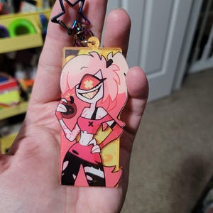 DEFECTIVE ITEM!!! GRADE B, Hazbin Hotel and Helluva Boss Keychain