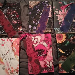 Never After Series Bookmark Only Packs, - Etsy