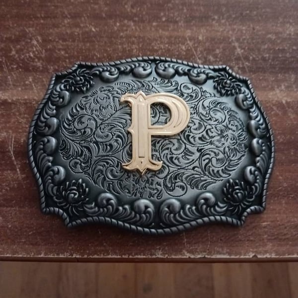 mens monogram belt buckle