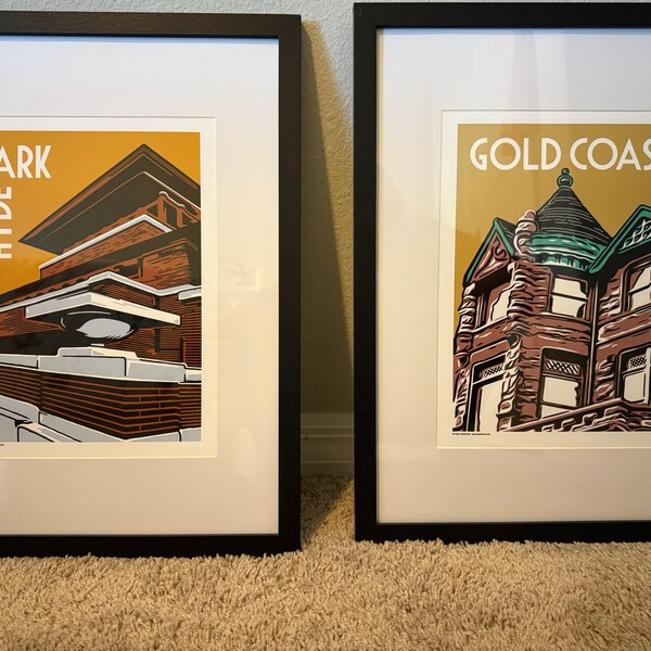 Chicago Poster | Chicago Neighborhood | Chicago City | Chicago Retro ...