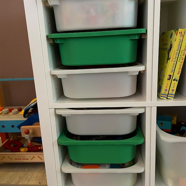 Trofast bins in kallax deals