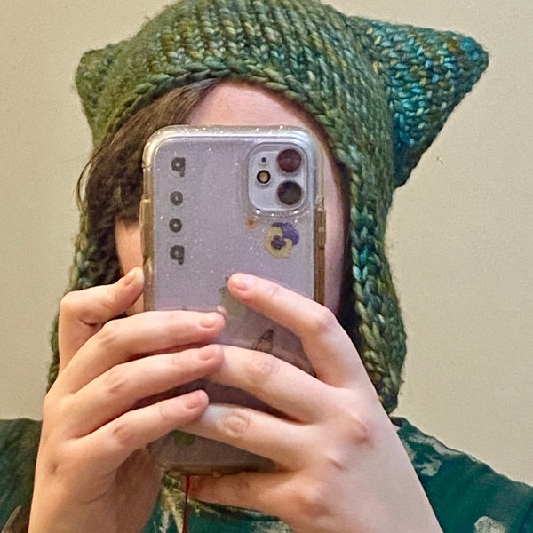 Knitting Pattern Mellow Hat Etsy