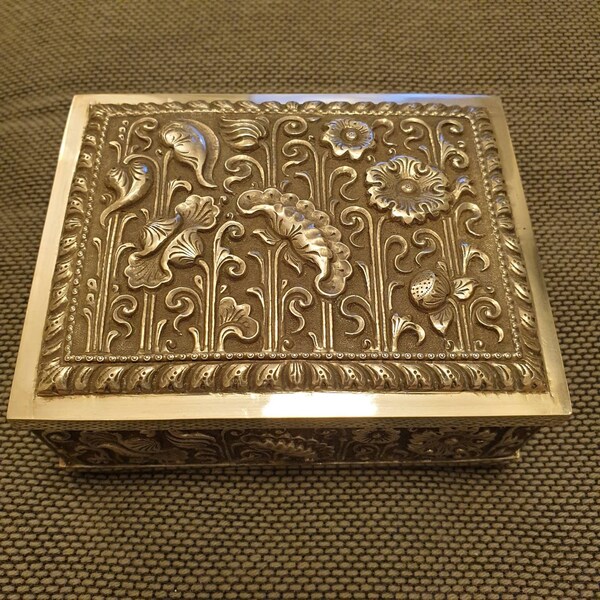 BROCHE ANCIENNE Art Nouveau Vers 1920 - Laiton Doré - Très Bon état Vintage