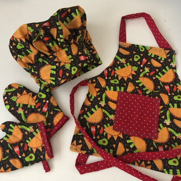 Sewing Pattern Chef Children's Chef Set Sewing Pattern, PDF Pattern, Apron Pattern, Pdf ...