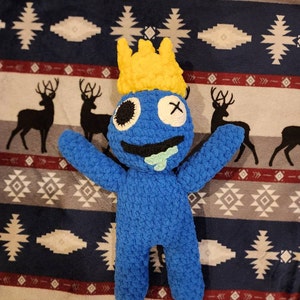 Ravelry: Roblox Rainbow Friends blue doll pattern by nim nim