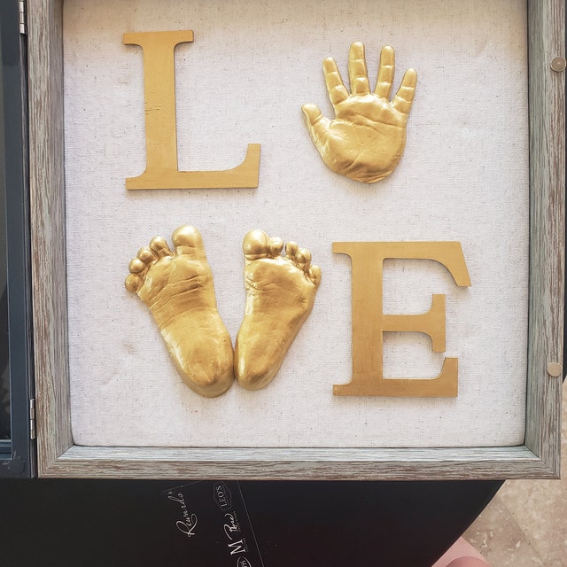 Baby Hand and Feet Casting-diy Casting Kit-footprint-baby Imprint-baby  Hand-baby Foot-life Casting-baby Shower Gift-gift for Mom-keepsake 