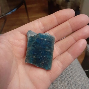 Apatite Crystal - Blue Apatite Slab - Polished Blue Apatite Apatite Crystal - Blue Apatite Slab - Polished Blue Apatite